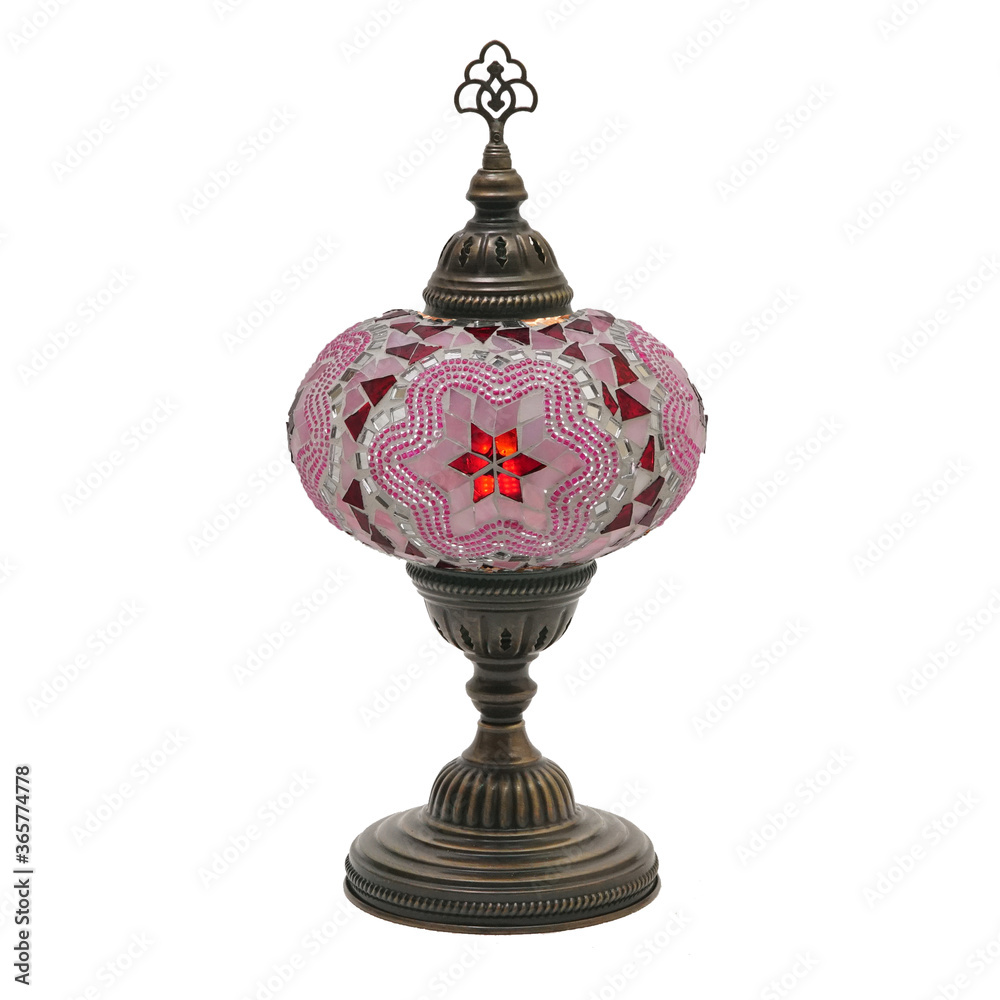 ottoman tile embroidered desktop lamp ottoman tile embroidered desktop lamp