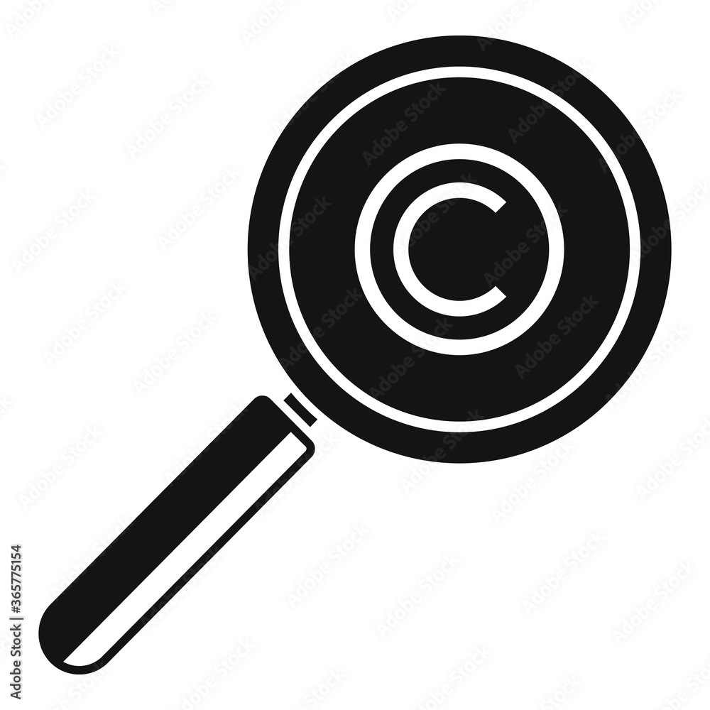 Marketing magnifier icon. Simple illustration of marketing magnifier vector icon for web design isolated on white background Marketing magnifier icon. Simple illustration of marketing magnifier vector icon for web design isolated on white background