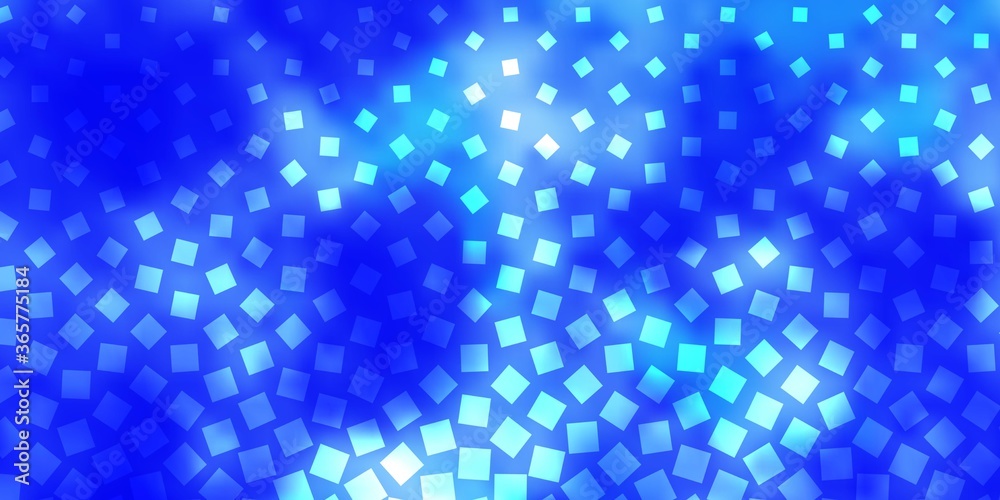 Obraz premium Light BLUE vector background with rectangles. Rectangles with colorful gradient on abstract background. Pattern for business booklets, leaflets