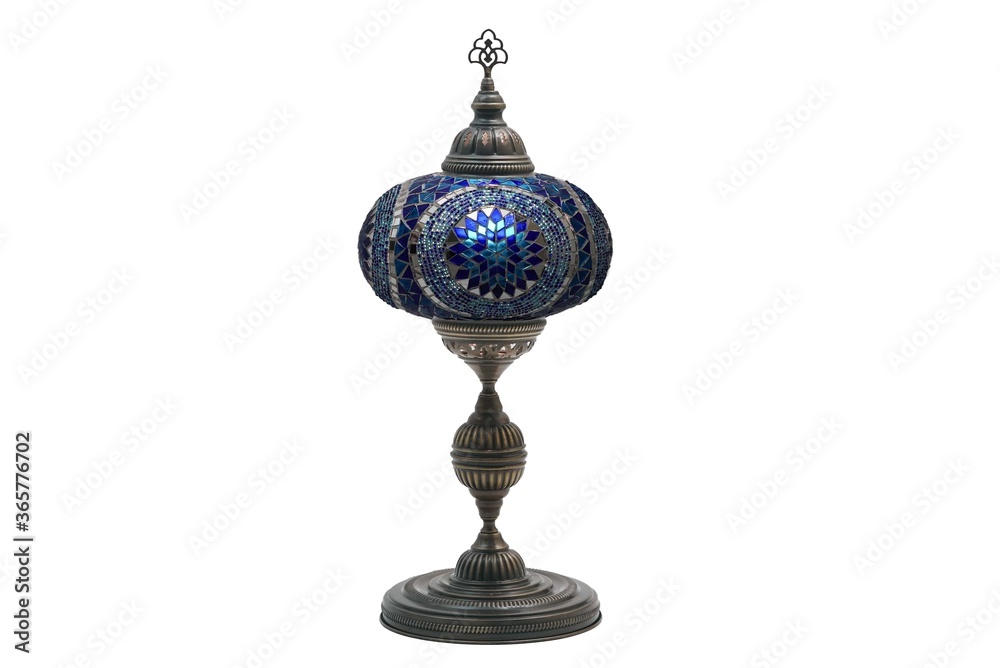 ottoman tile embroidered desktop lamp ottoman tile embroidered desktop lamp