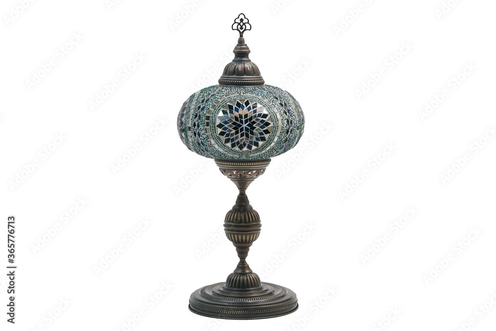 ottoman tile embroidered desktop lamp ottoman tile embroidered desktop lamp