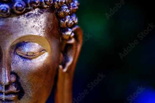 Photography portrait of a buddha