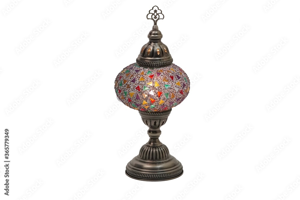 ottoman tile embroidered desktop lamp ottoman tile embroidered desktop lamp