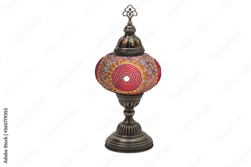 ottoman tile embroidered desktop lamp ottoman tile embroidered desktop lamp