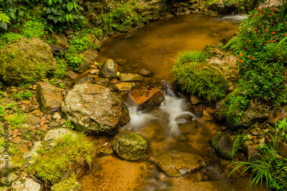Small stream running over rocks Small stream running over rocks