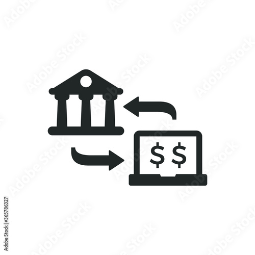 Online banking icon