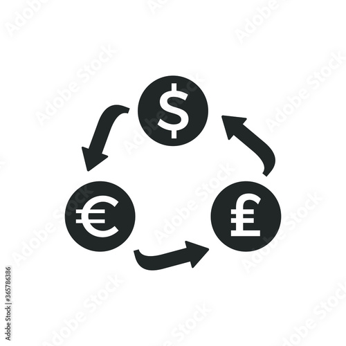 Money exchange icon