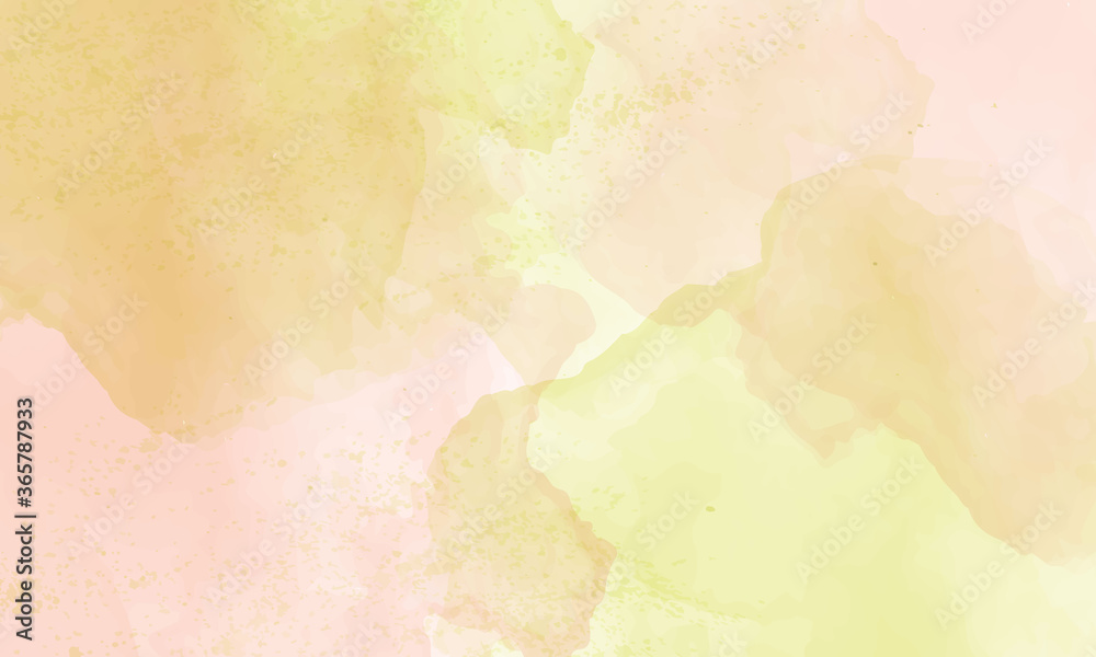 soft color watercolor, orange, yellow or pastel background concept.