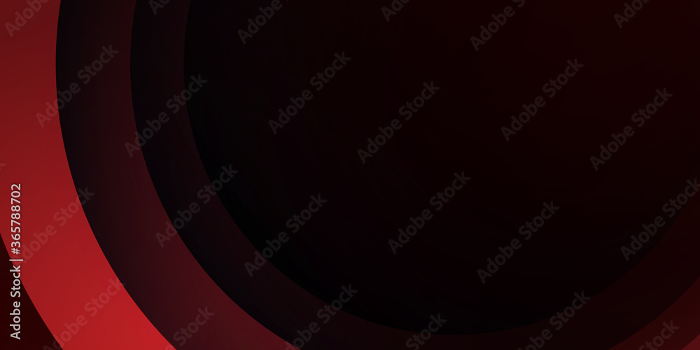 Red vector metal presentation background with wave and space for your text