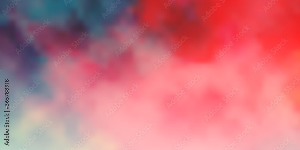Dark Multicolor vector pattern with clouds. Abstract colorful clouds on gradient illustration. Pattern for your booklets, leaflets.