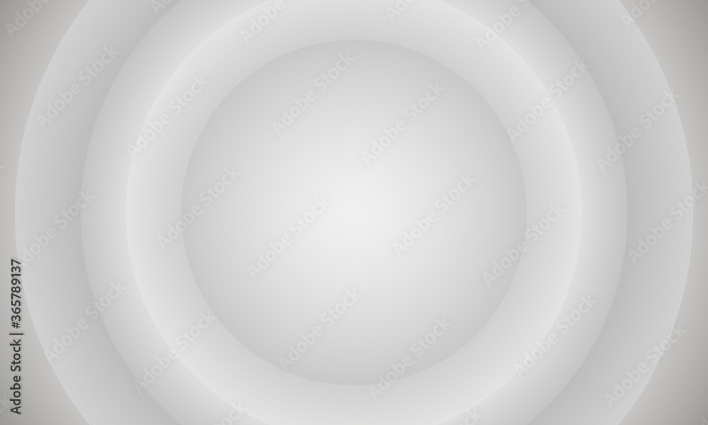 White 3d circle background. Abstract round geometric background White 3d circle background. Abstract round geometric background