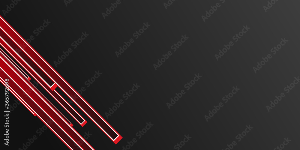 Obraz premium Abstract black red texture background rectangle stripes. Vector illustration.
