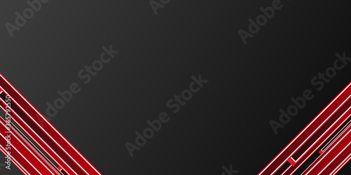 Black red motion move abstract presentation background vector. Fast speed game racing esport background © Roisa