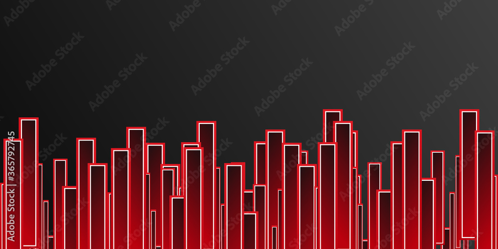 Abstract red white gray black overlap design modern presentation background vector illustration. Abstract red white gray black overlap design modern presentation background vector illustration.