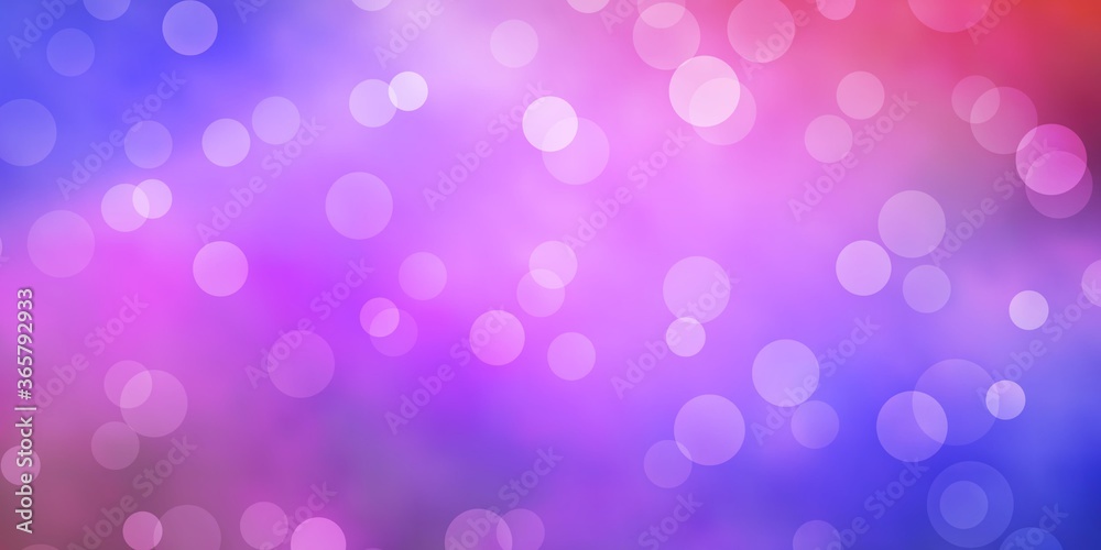 Light Blue, Red vector layout with circles. Abstract illustration with colorful spots in nature style. Pattern for booklets, leaflets. Light Blue, Red vector layout with circles. Abstract illustration with colorful spots in nature style. Pattern for booklets, leaflets.