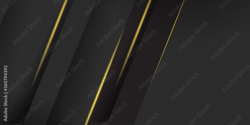 Futuristic perforated technology abstract presentation background with yellow neon glowing lines. Vector banner design Futuristic perforated technology abstract presentation background with yellow neon glowing lines. Vector banner design