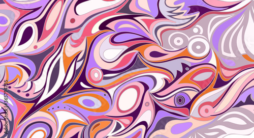 Vector abstract pattern. Oil stains background