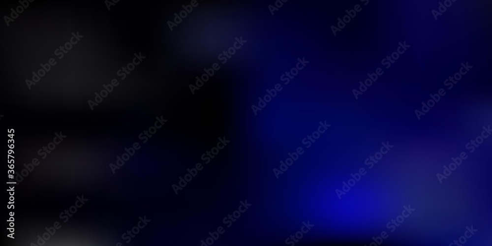Dark blue vector abstract blur background.