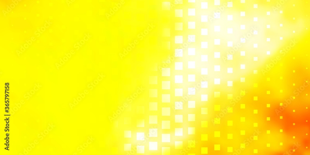Dark Yellow vector backdrop with rectangles. Modern design with rectangles in abstract style. Template for cellphones.