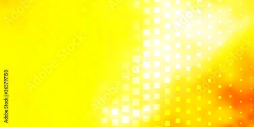 Dark Yellow vector backdrop with rectangles. Modern design with rectangles in abstract style. Template for cellphones.