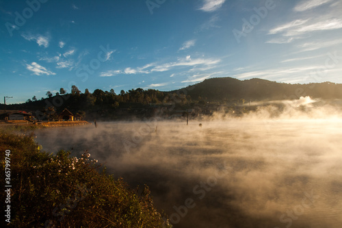 Baan Rak Thai, Village on the lake in Mea Hong Son Province, Thailand