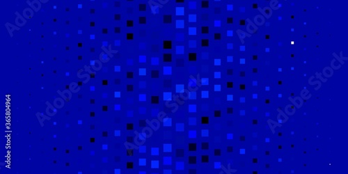 Light BLUE vector template in rectangles. Colorful illustration with gradient rectangles and squares. Pattern for commercials  ads.