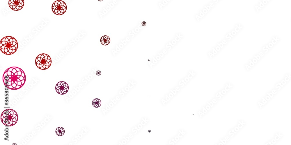 Light Blue, Red vector background with bubbles. Light Blue, Red vector background with bubbles.
