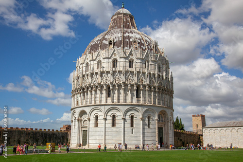 The Baptistery in Pisa Tuscany