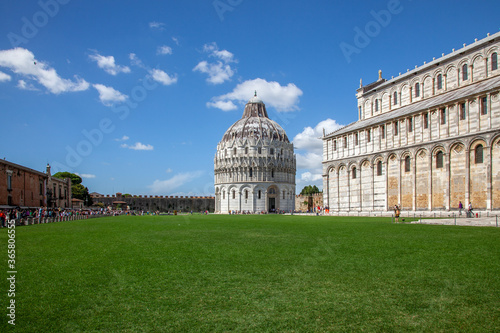 The Baptistery in Pisa Tuscany