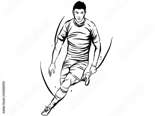 Soccer Football player