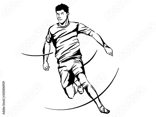 Soccer Football player
