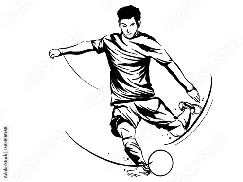 Soccer Football player