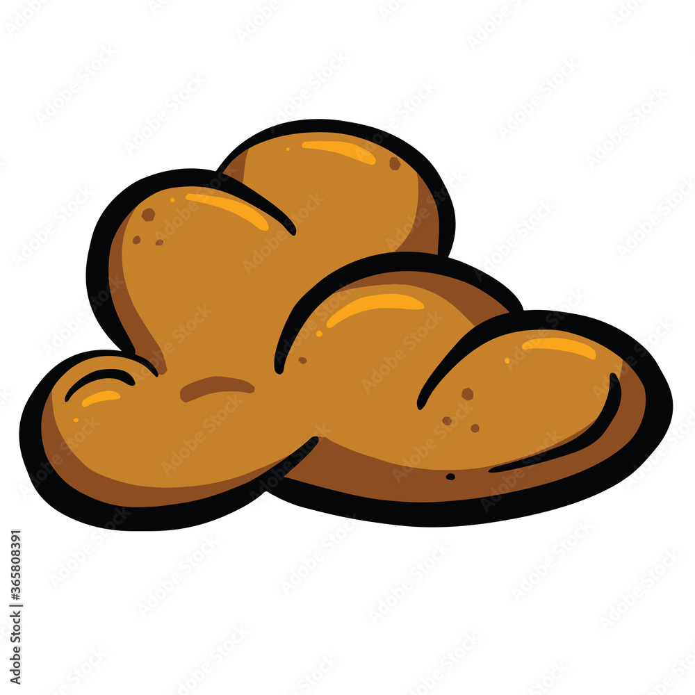 A Cartoon Illustration of a Brown Poo Dookie or Turd A Cartoon Illustration of a Brown Poo Dookie or Turd
