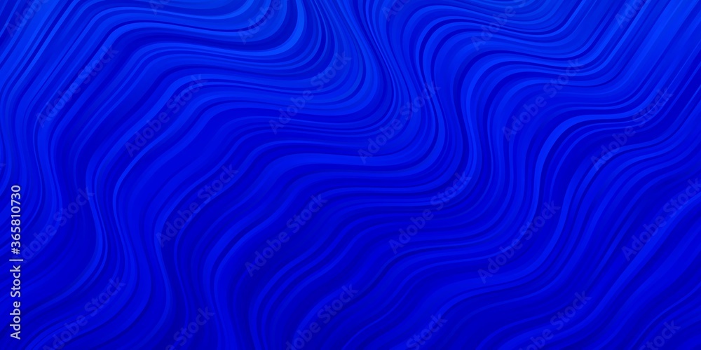 Light BLUE vector template with wry lines. Illustration in abstract style with gradient curved. Pattern for business booklets, leaflets Light BLUE vector template with wry lines. Illustration in abstract style with gradient curved. Pattern for business booklets, leaflets
