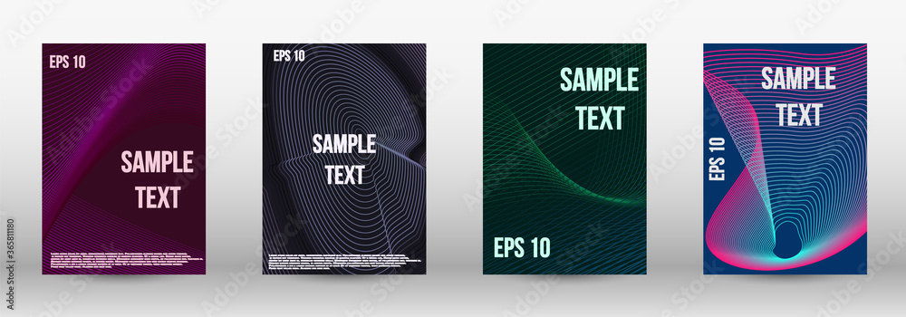 Geometric template with lines Geometric template with lines