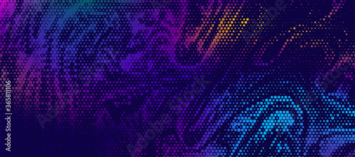 Abstract halftone textured illustration. Vector blur background with halftone effect. 