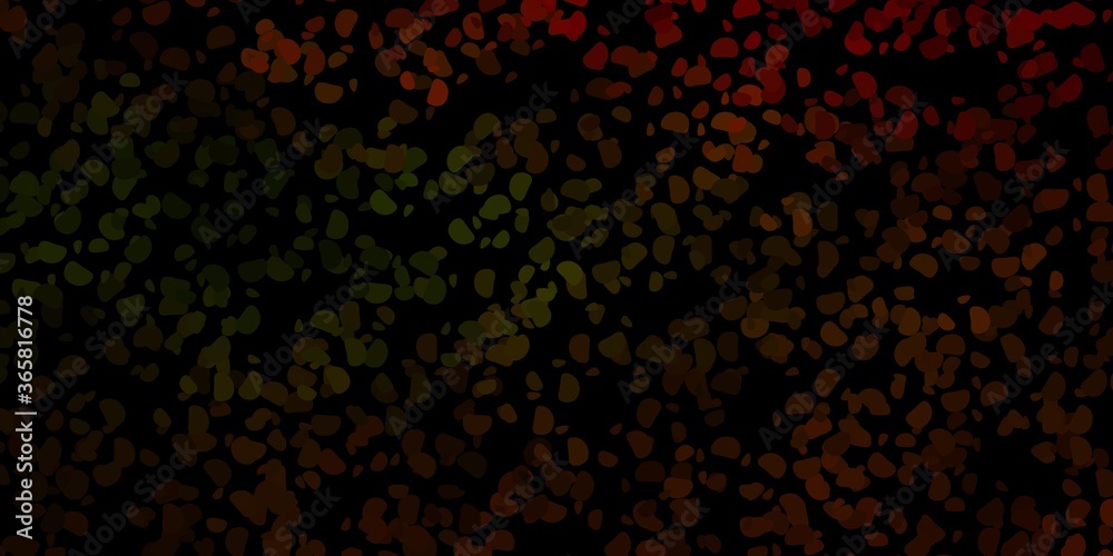 Dark green, yellow vector texture with memphis shapes. Dark green, yellow vector texture with memphis shapes.