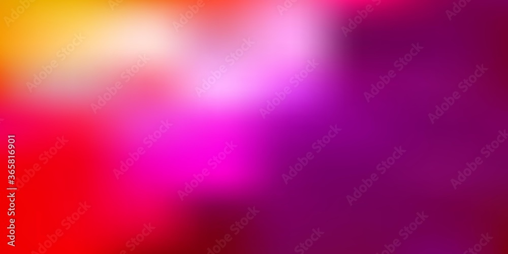 Light pink, yellow vector blur pattern. Light pink, yellow vector blur pattern.
