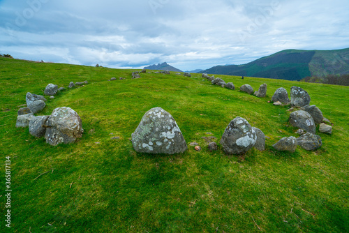 Cromlech Oianleku , Peñas de Aia Natural Park, Gipuzkoa, Basque Country, Spain, Europe photo