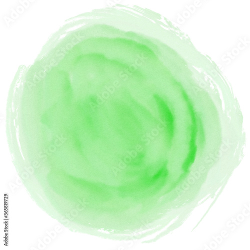 watercolor splashes isolated on white background