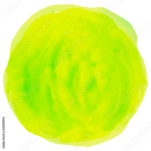 watercolor splashes isolated on white background