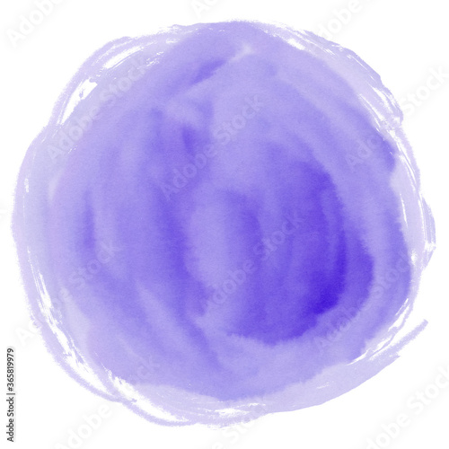 watercolor splashes isolated on white background
