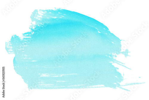 watercolor splashes isolated on white background