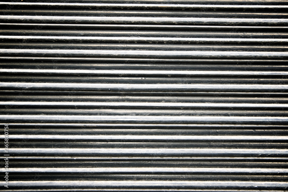 Obraz premium Metal roller shutter view