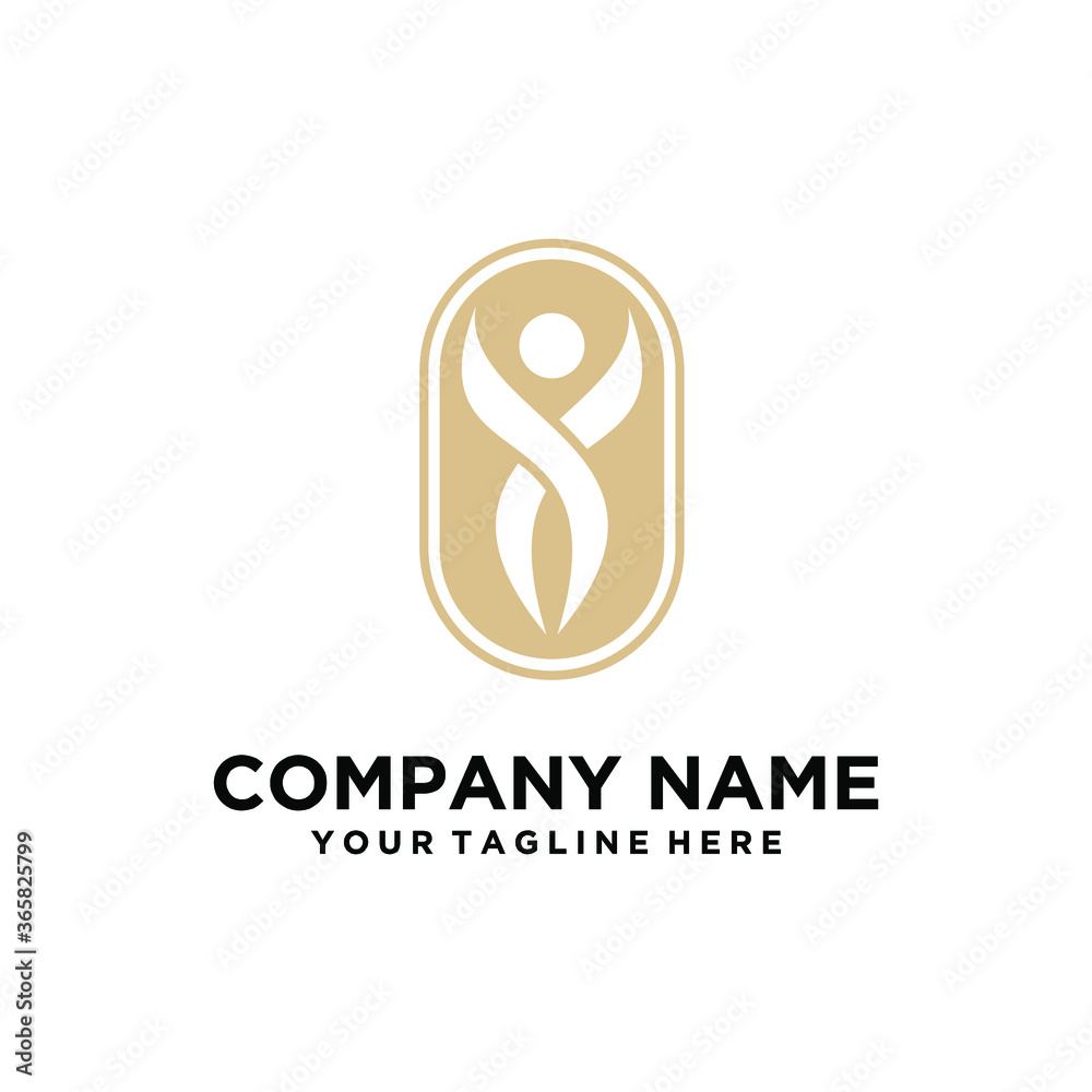 healthcare design logo - vector. Beautiful woman's face logo design template. healthcare design logo - vector. Beautiful woman's face logo design template.