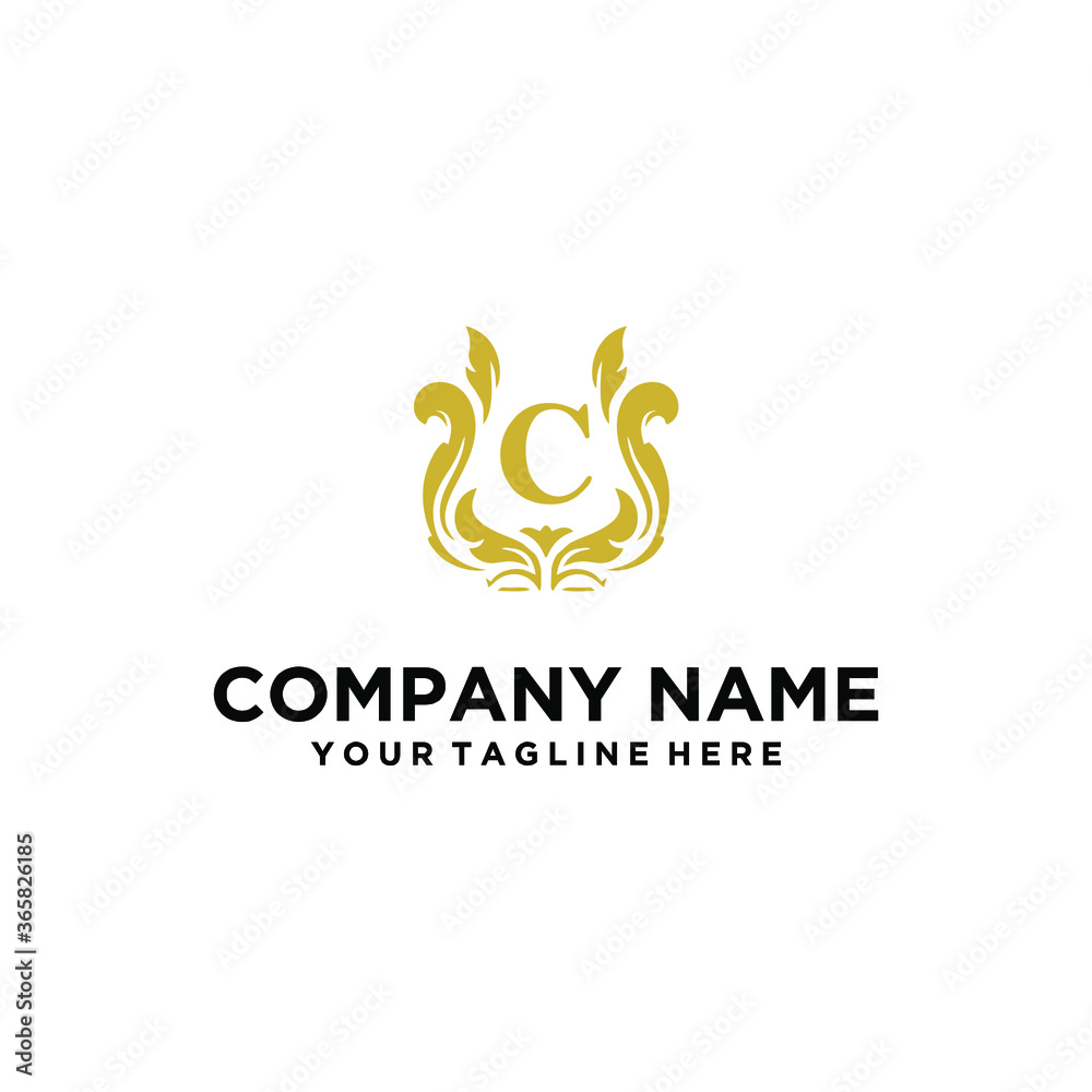 Luxury Gold C Letter Logo template in vector for Restaurant, Royalty, Boutique, Cafe, Hotel, Heraldic, Jewelry, Fashion and other vector illustration Luxury Gold C Letter Logo template in vector for Restaurant, Royalty, Boutique, Cafe, Hotel, Heraldic, Jewelry, Fashion and other vector illustration