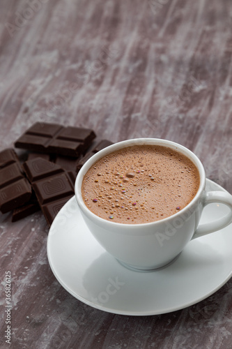 Fototapeta Naklejka Na Ścianę i Meble -  cup of coffee with chocolate
