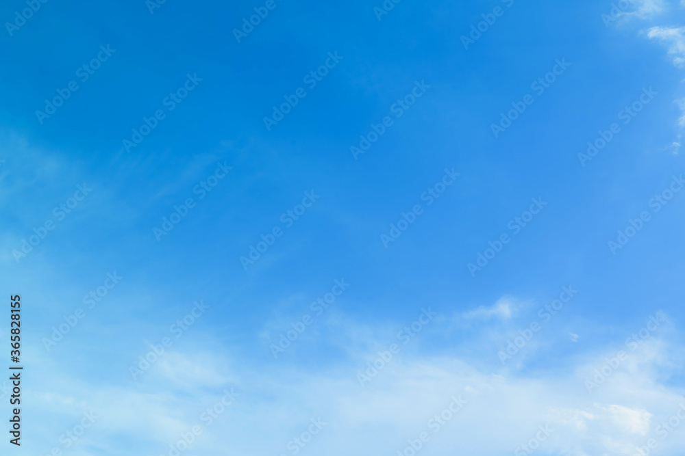 blue sky with beautiful natural white clouds