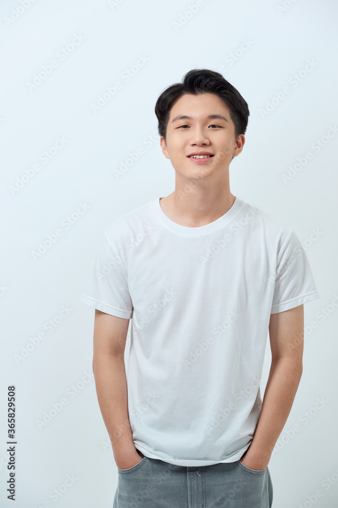 Cool smile face and pose of confidence Asian man Cool smile face and pose of confidence Asian man