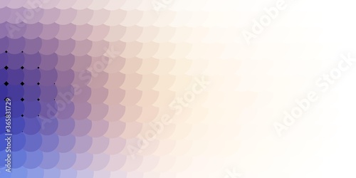 Light Blue, Yellow vector background with bubbles. Glitter abstract illustration with colorful drops. Design for your commercials.